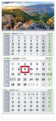 Nstenn kalendr TROJMESAN 2025 - Hory